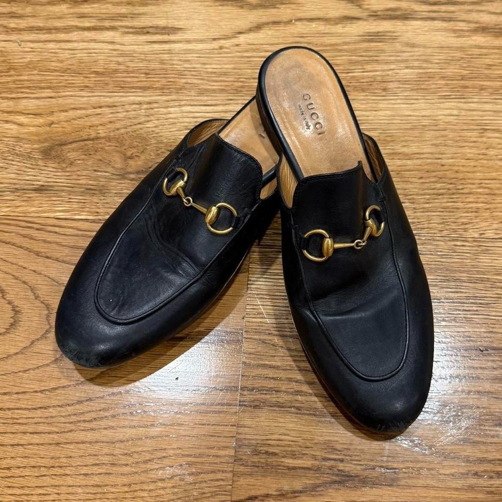 Gucci Princetown Loafer Mules in Black (Size EU 38/US 8)